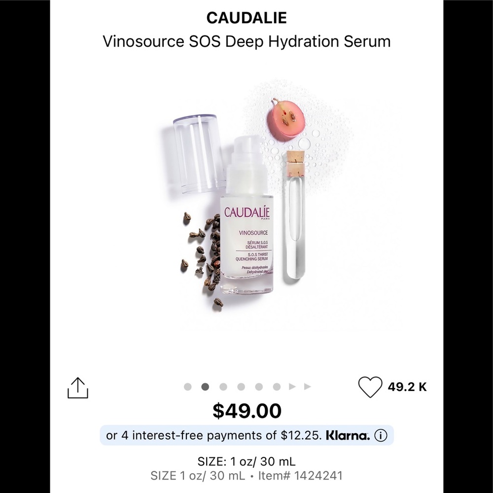 Caudalie Vinopure VinoPerfect & VinoSource set!! - Picture 7 of 8